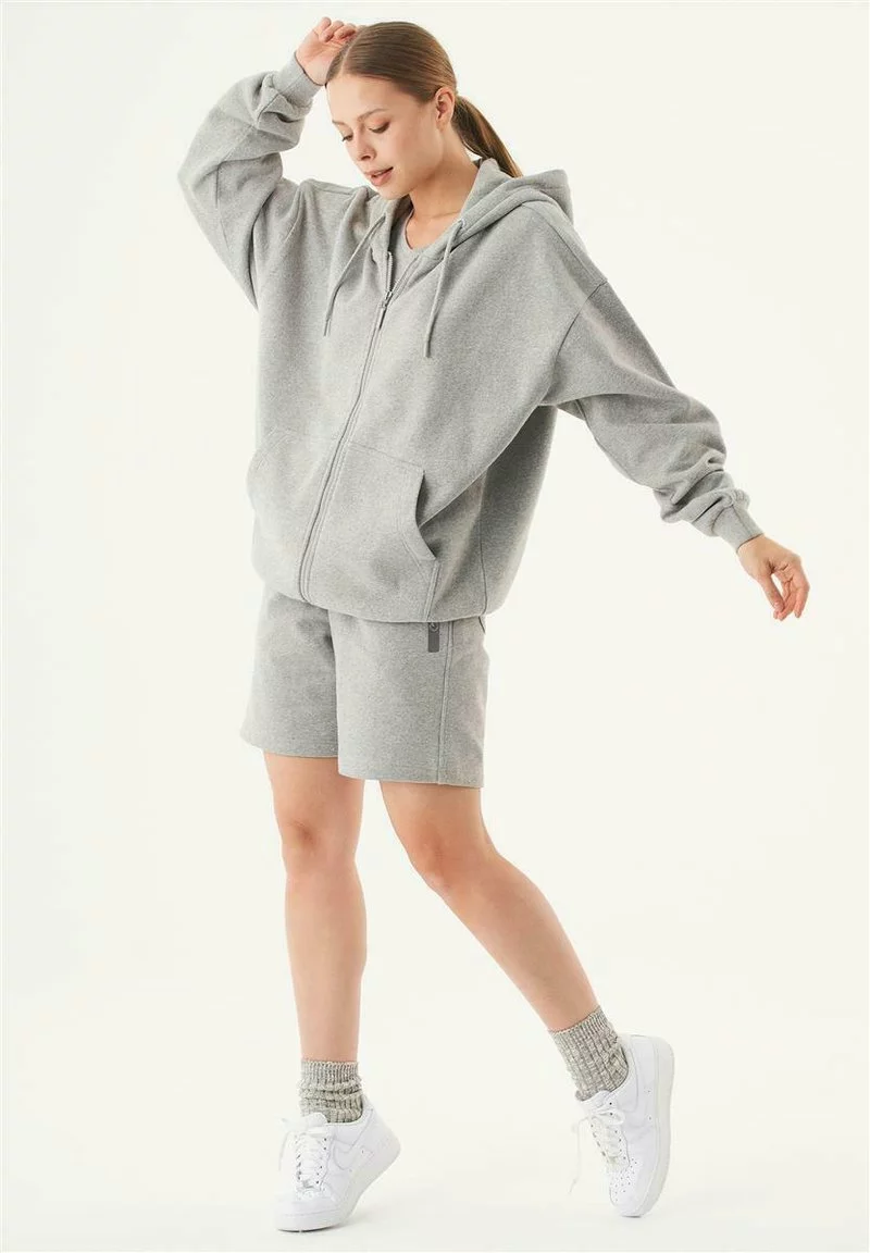 ORGANICATION SHEYMA - Shorts - Grey Melange 5 ORGANICATION SHEYMA - Shorts - Grey Melange - Image 5