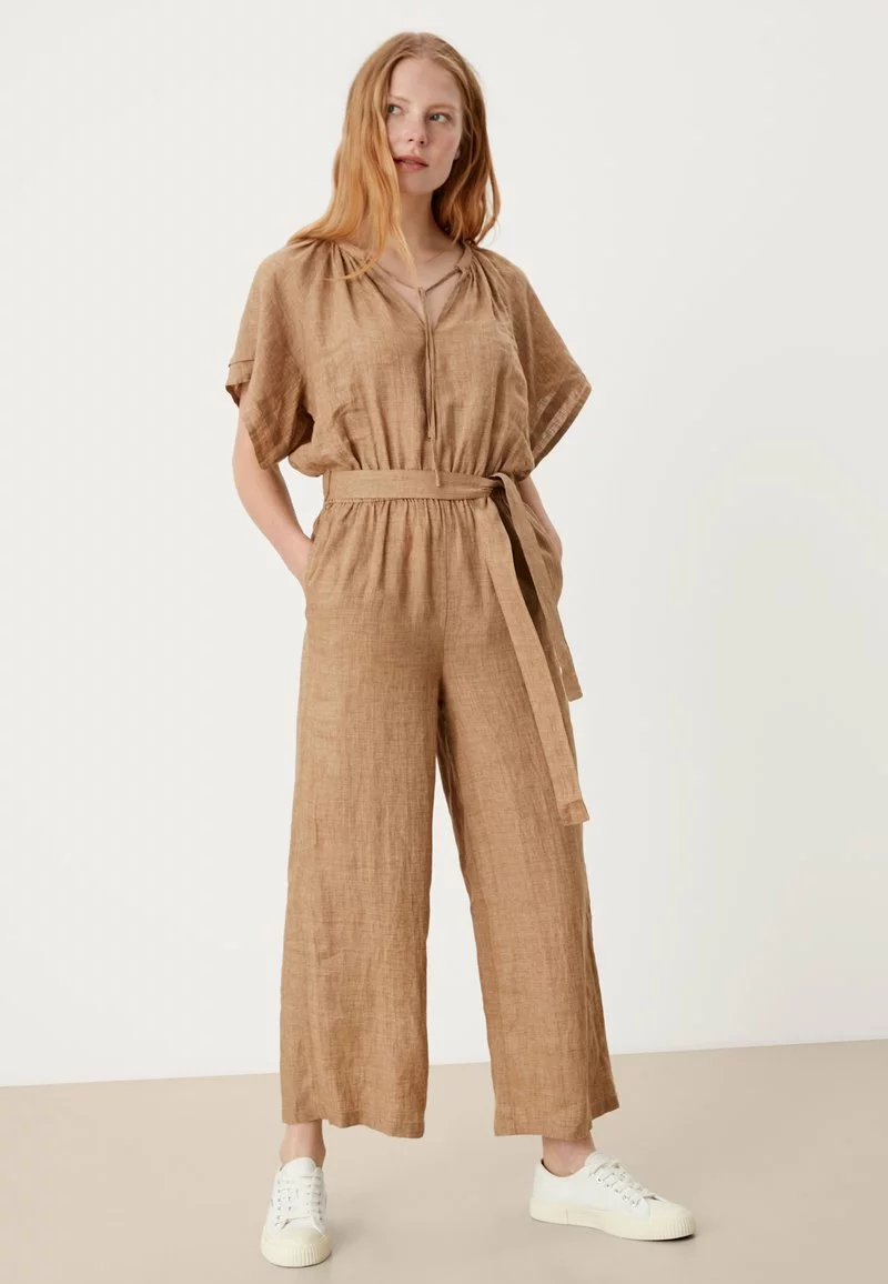 S.Oliver Jumpsuit - Dark Sand Melange 1 S.Oliver Jumpsuit - Dark Sand Melange