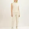 Tom Tailor LOOSE FIT - Stoffhose - Soft Buttercream