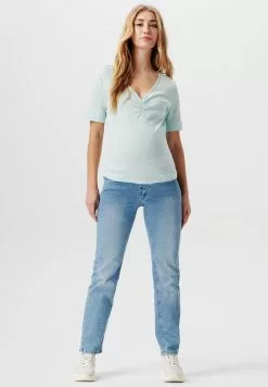 ESPRIT Maternity STRAIGHT UMSTANDS - Jeans Straight Leg - Lightwash