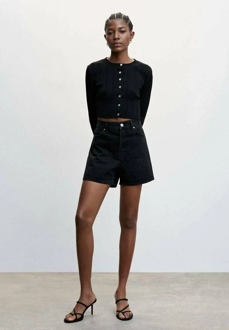 Mango ZOE - Jeans Shorts - Black Denim 2 Mango ZOE - Jeans Shorts - Black Denim - Image 2