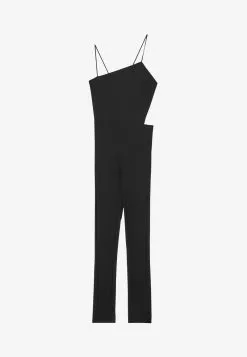 Patrizia Pepe ASYMMETRICAL-NECK - Jumpsuit - Nero 10 Patrizia Pepe ASYMMETRICAL-NECK - Jumpsuit - Nero -Hosen Elegante Boutique f2f220183466486fbdd34e3bdd872aa6
