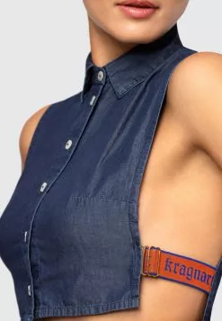 Kragnart CARLA - Sonstige Accessoires - Blau Jeans 8 Kragnart CARLA - Sonstige Accessoires - Blau Jeans -Hosen Elegante Boutique f37ed12901ce4f0cbf032628ff4a3566