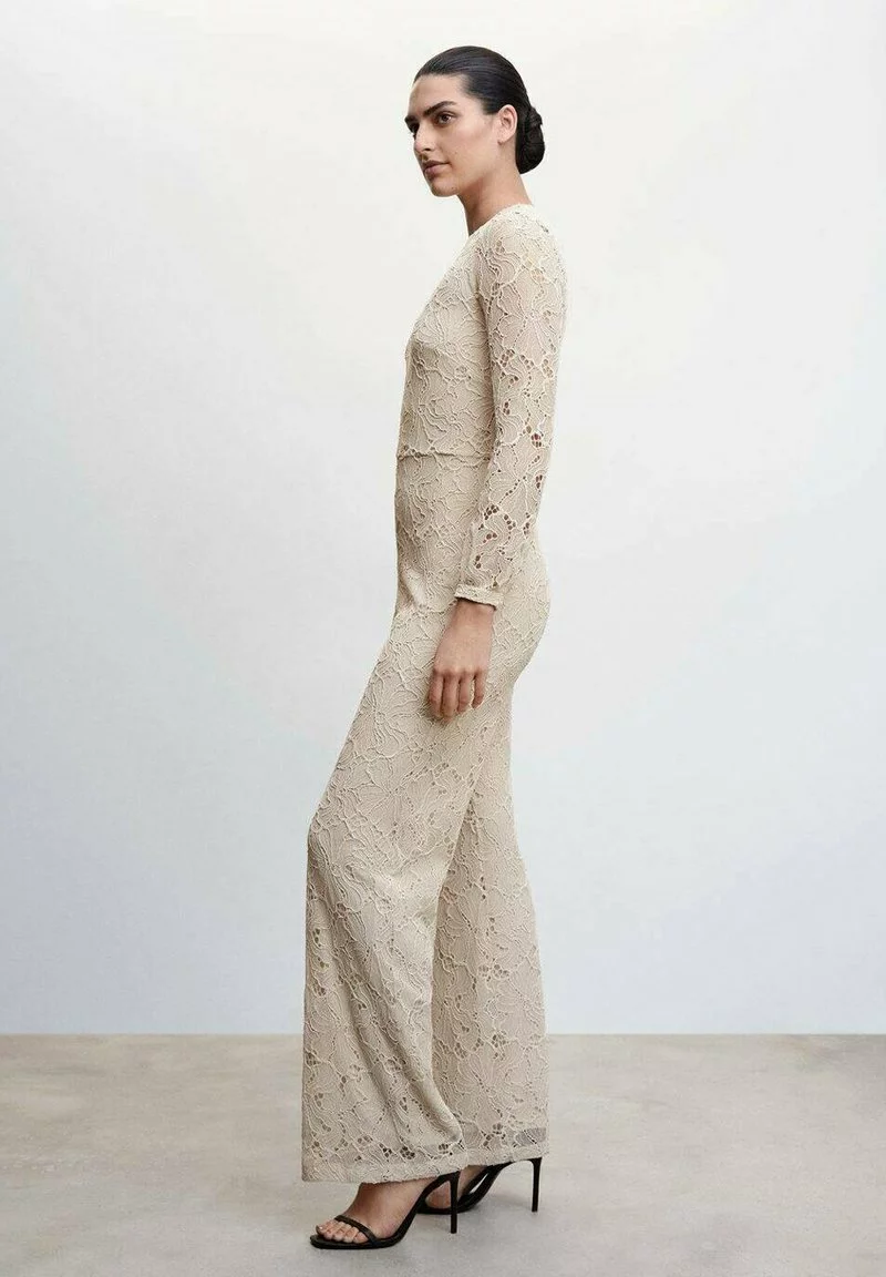 Mango LILOU A - Jumpsuit - Ecru 5 Mango LILOU A - Jumpsuit - Ecru - Image 5