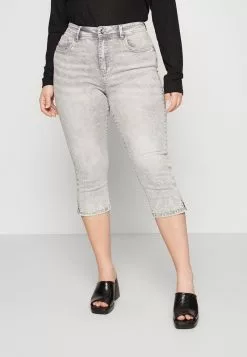 ONLY CARMAKOMA CARSALLY KNICKERS - Jeans Shorts - Medium Grey Denim 11 ONLY CARMAKOMA CARSALLY KNICKERS - Jeans Shorts - Medium Grey Denim -Hosen Elegante Boutique f6e70ad04f06480b90a4d8f49ef30ff2 1
