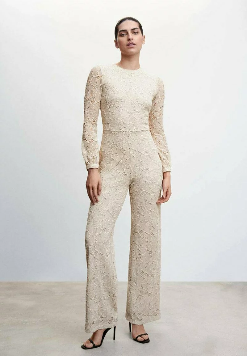 Mango LILOU A - Jumpsuit - Ecru 3 Mango LILOU A - Jumpsuit - Ecru - Image 3