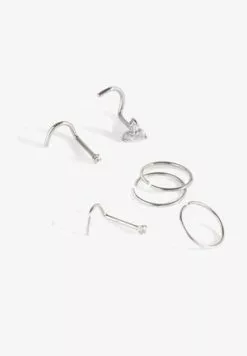 Lovisa 6 PACK - Sonstige Accessoires - Silver Coloured 11 Lovisa 6 PACK - Sonstige Accessoires - Silver Coloured -Hosen Elegante Boutique fa7a7bf6a35b47718b20bbde3e52f1a2