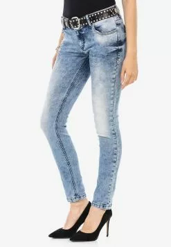 Cipo & Baxx Jeans Slim Fit - Iceblue -Hosen Elegante Boutique fb917c1f819e43fbbc0dd9fbfa84de87