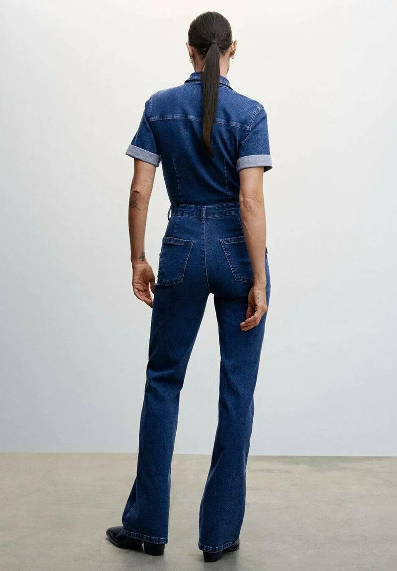 Mango IGGY - Jumpsuit - Donkerblauw 4 Mango IGGY - Jumpsuit - Donkerblauw - Image 4