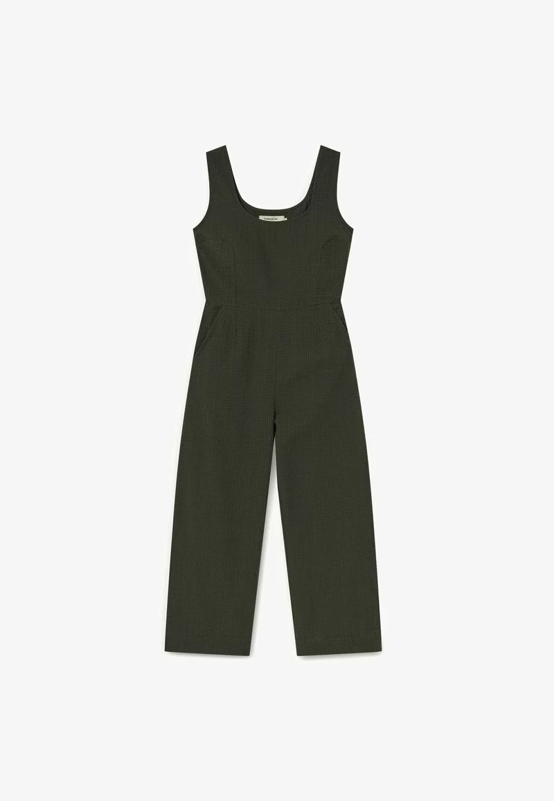 Thinking Mu RAFFLESIA - Jumpsuit - Dark Green 5 Thinking Mu RAFFLESIA - Jumpsuit - Dark Green - Image 5